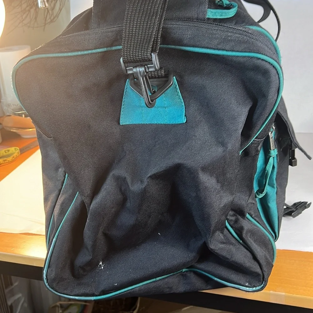 Olympia Black Large Duffel Bag